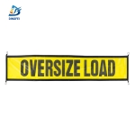 Reflective PVC Banner - PVC  Nylon Mesh Oversize Load Truck Banner